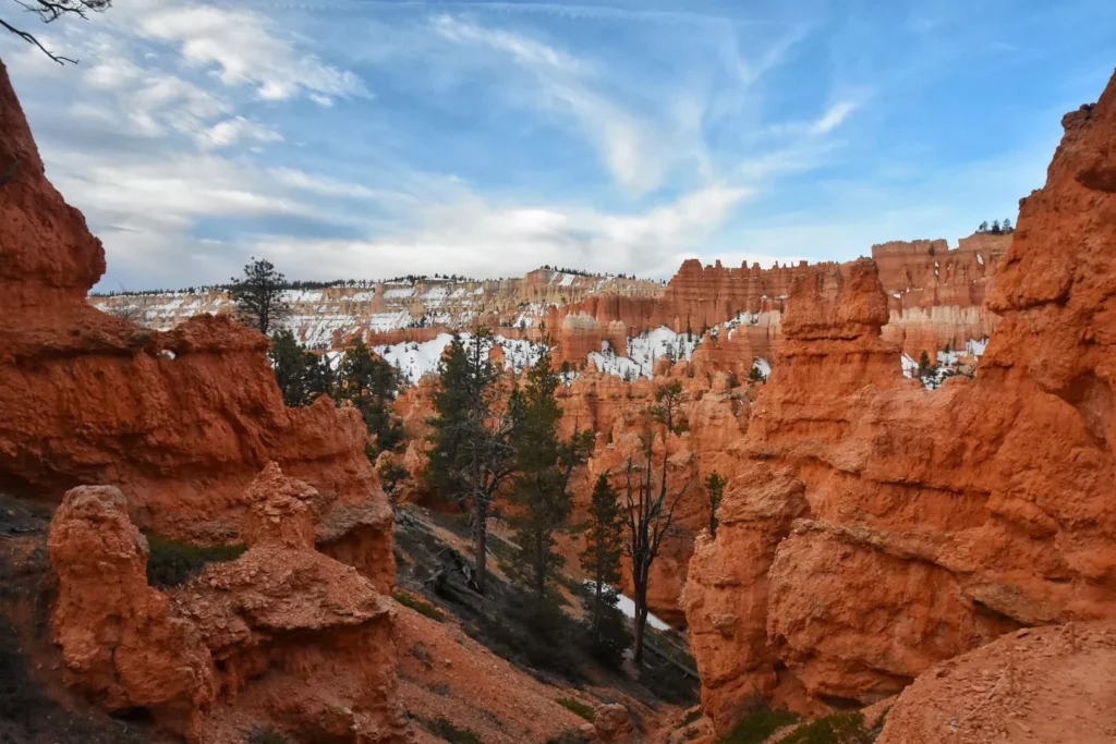 Bryce with snow on it